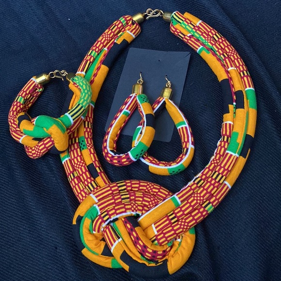 Ankara Jewelry Set - Picture 2 of 2